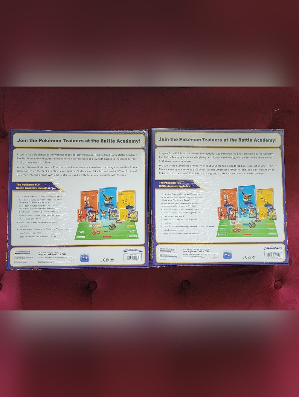 2 Pokemon Battle Academy Board Games - Picture 2 of 2